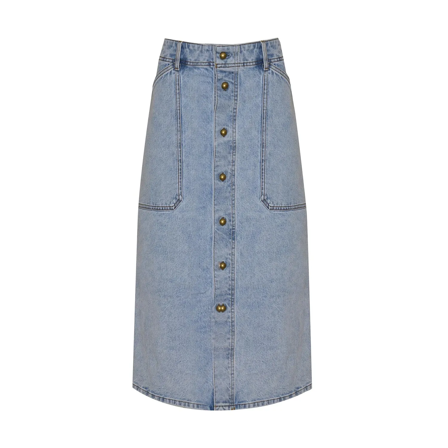 Typify Skirt / Washed Denim