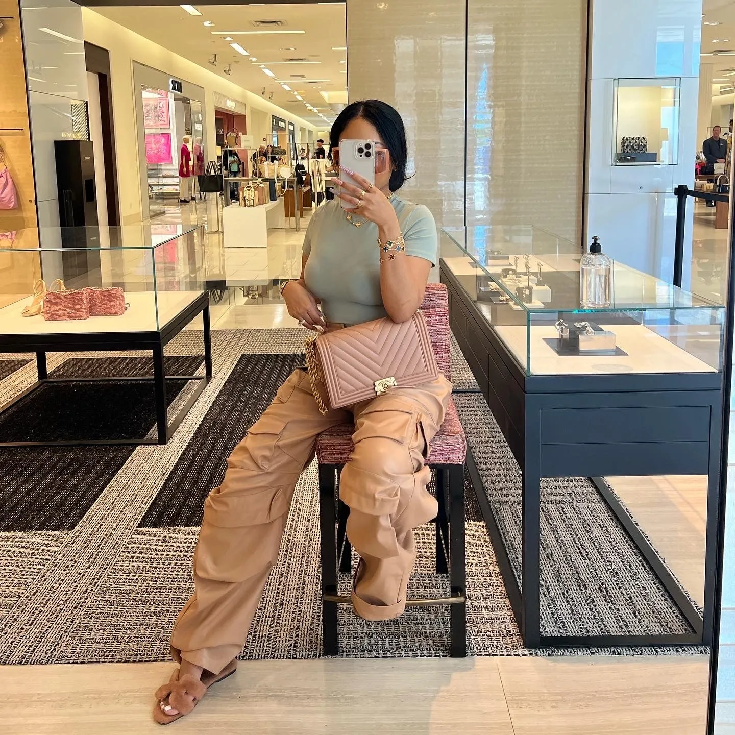 Vegan Leather CARGO Pants