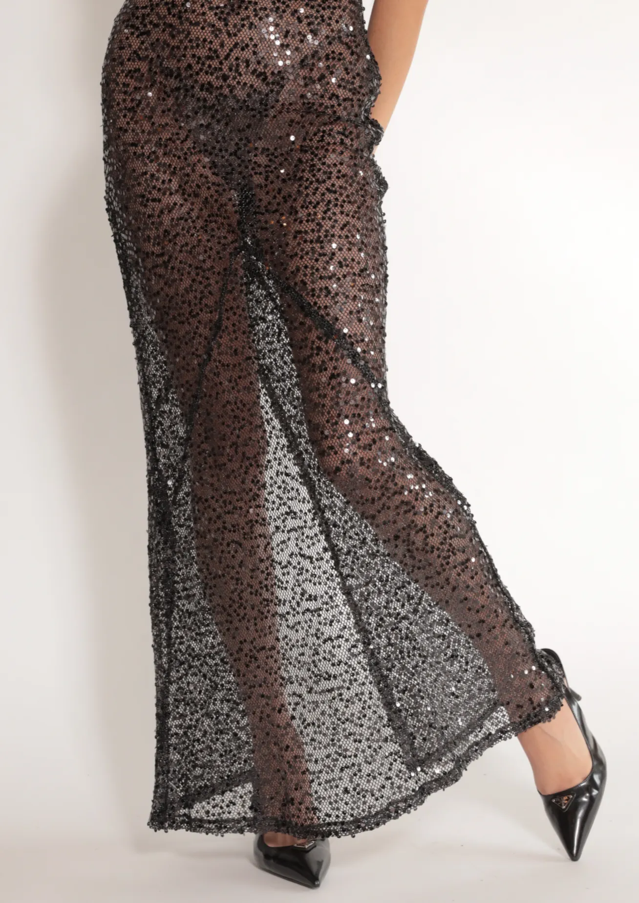 Vivian Dress in Sequin Net