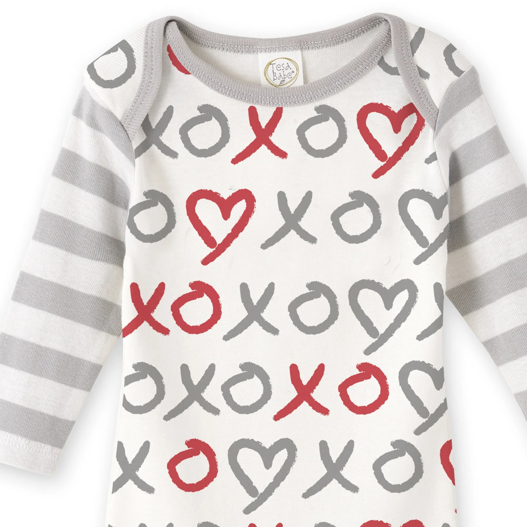 X's and O's Bodysuit & Hat Set